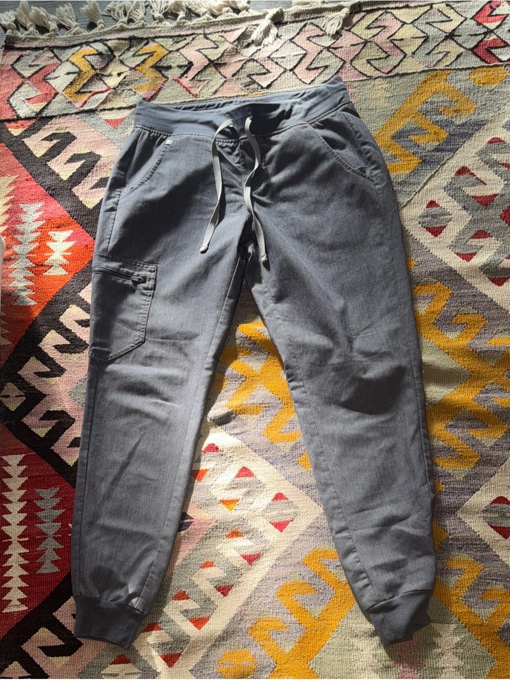 Figs womens Gray Zamora jogger scrub pants SR